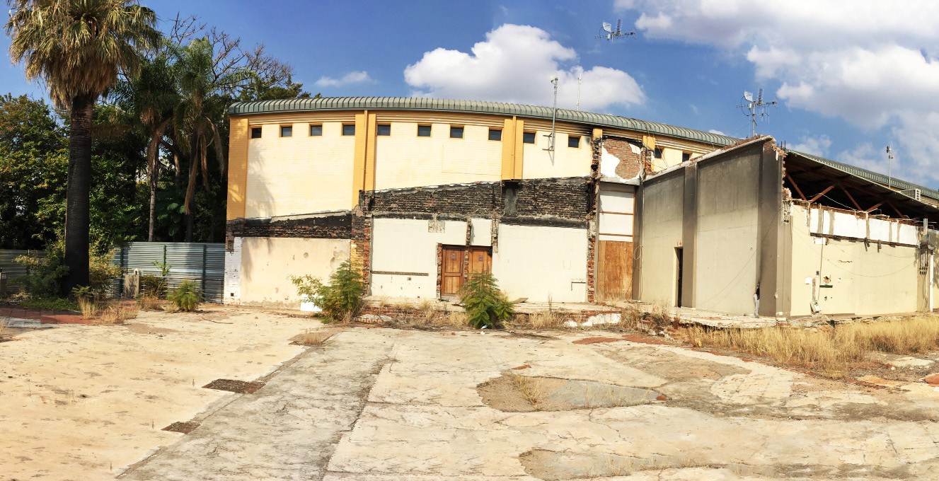 Safari Lodge site condition following fire damage