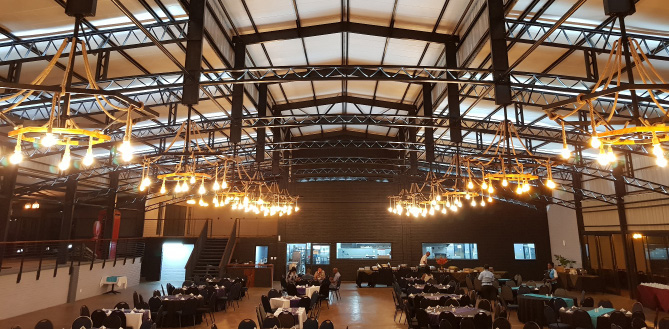 Safari Lodge interior event space